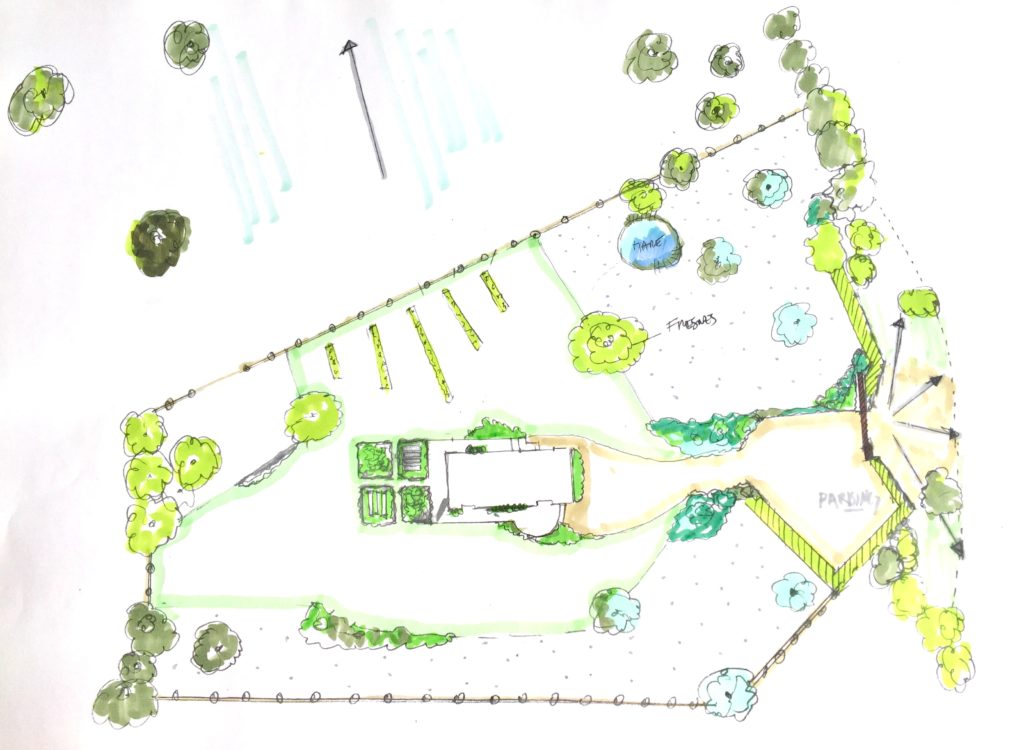 plan jardin champêtre